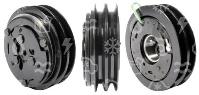 spojka pro kompresor SANDEN 7H13/7H15, 2x13 mm, 24V, 125 mm